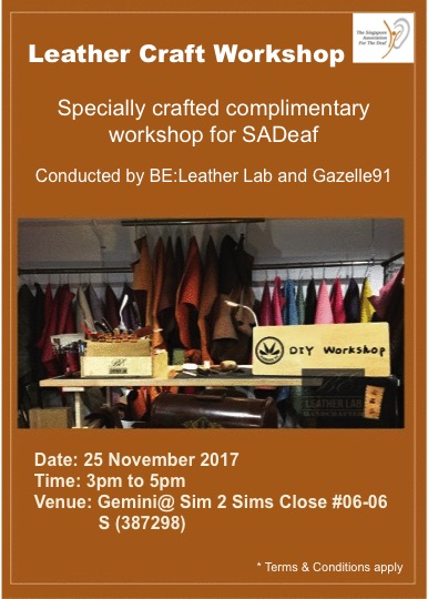 Leather Craft Workshop – The Singapore 