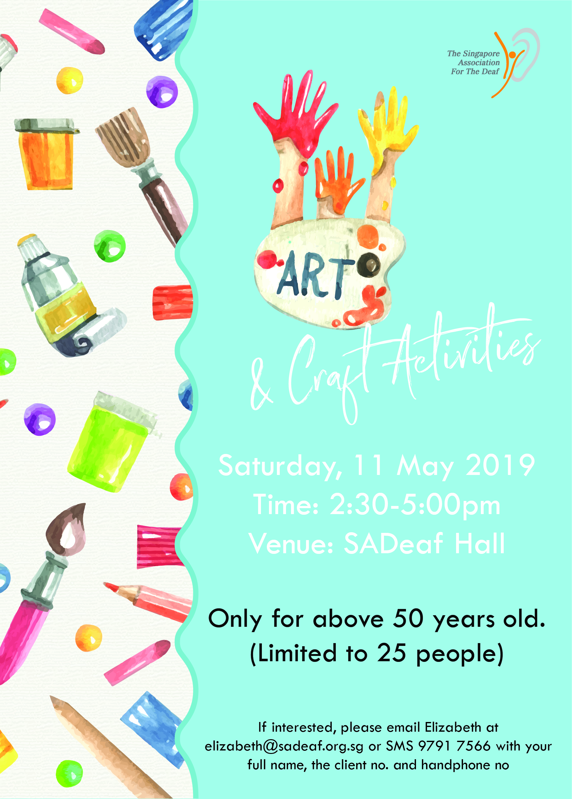 Art & Craft Activities – The Singapore Association for the Deaf