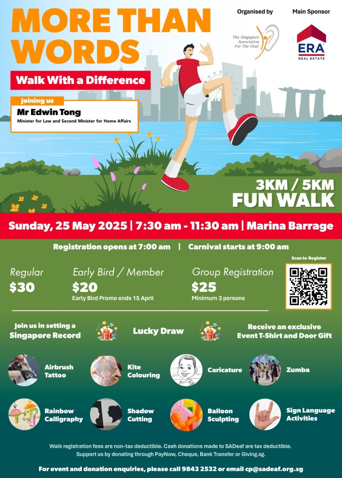 SADeaf Walk With A Difference Poster